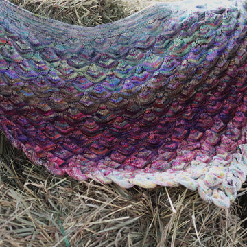 Koigu Dragoness Wrap Knitting Pattern