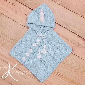 Narwhal Poncho & Buddy