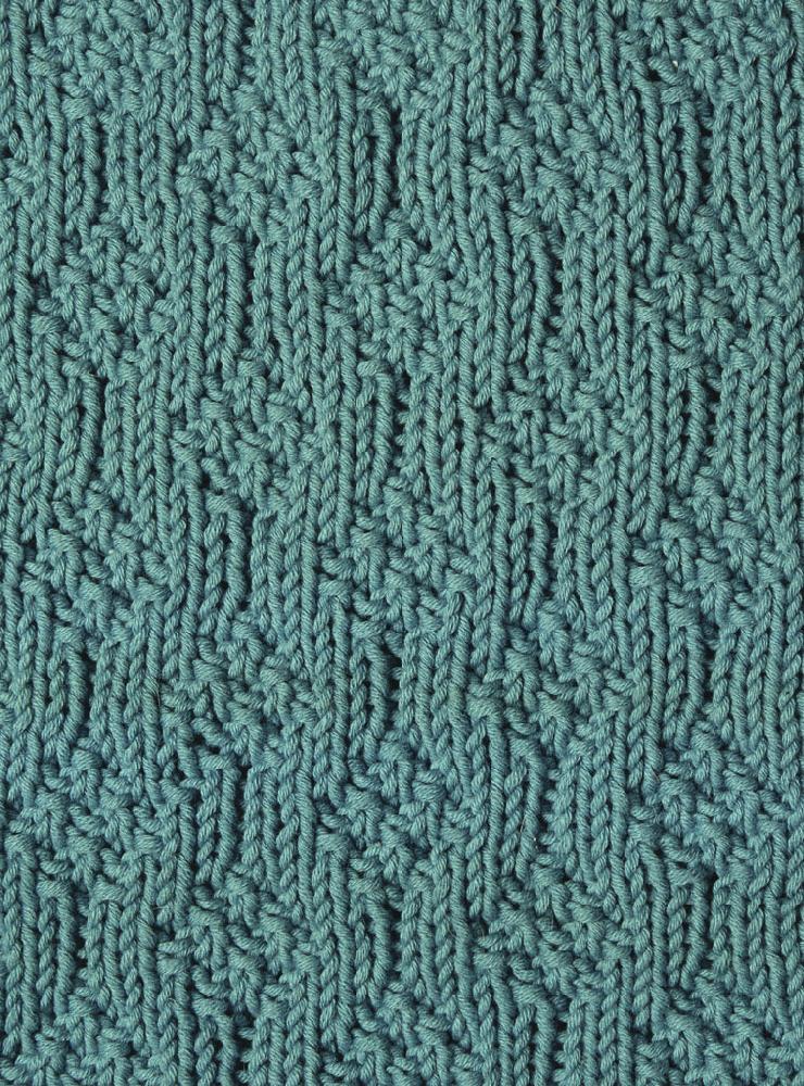 Moss Diamond Pullover in 2 Sleeve Lengths #135