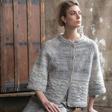 Noro Diamond-Texture Cardi Cardigan Knitting Pattern