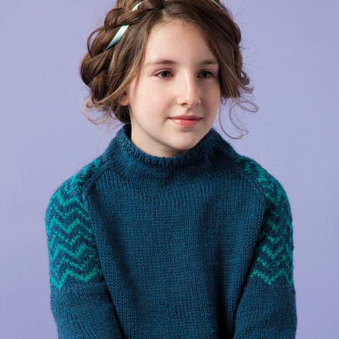 Rowan Pure Wool Worsted Kids eBook Cardigan Knitting Pattern