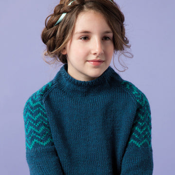Rowan Pure Wool Worsted Kids eBook Cardigan Knitting Pattern