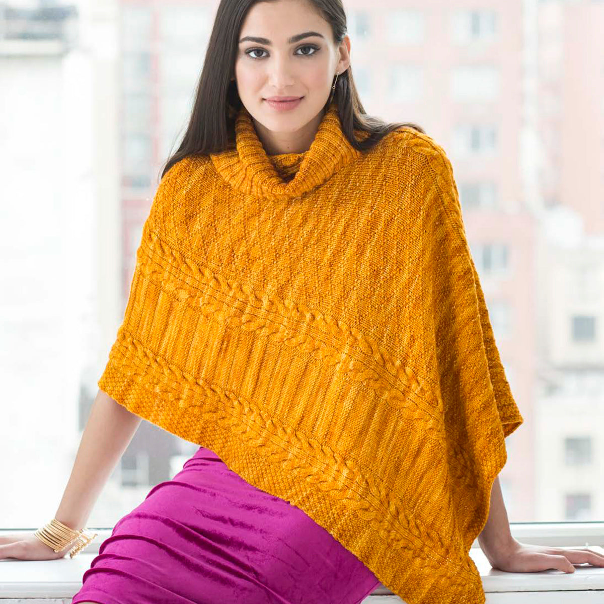Malabrigo Marigold Cape Knitting Pattern