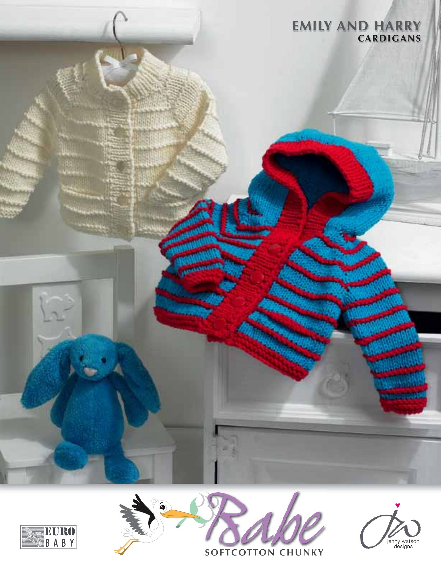 Euro Emily and Harry Cardigans Knitting Pattern