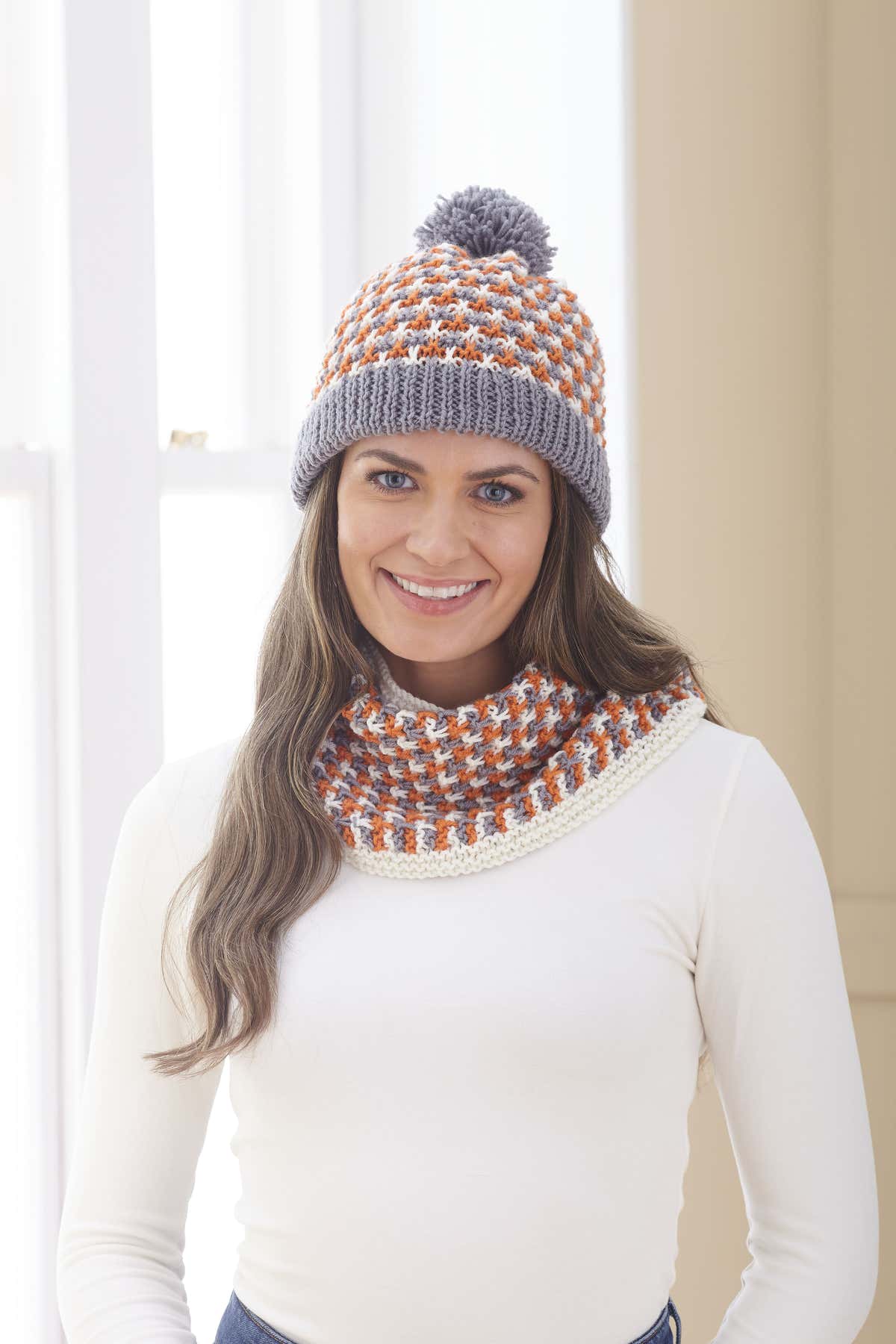 Scarf, Hat & Cowl Knitting Pattern
