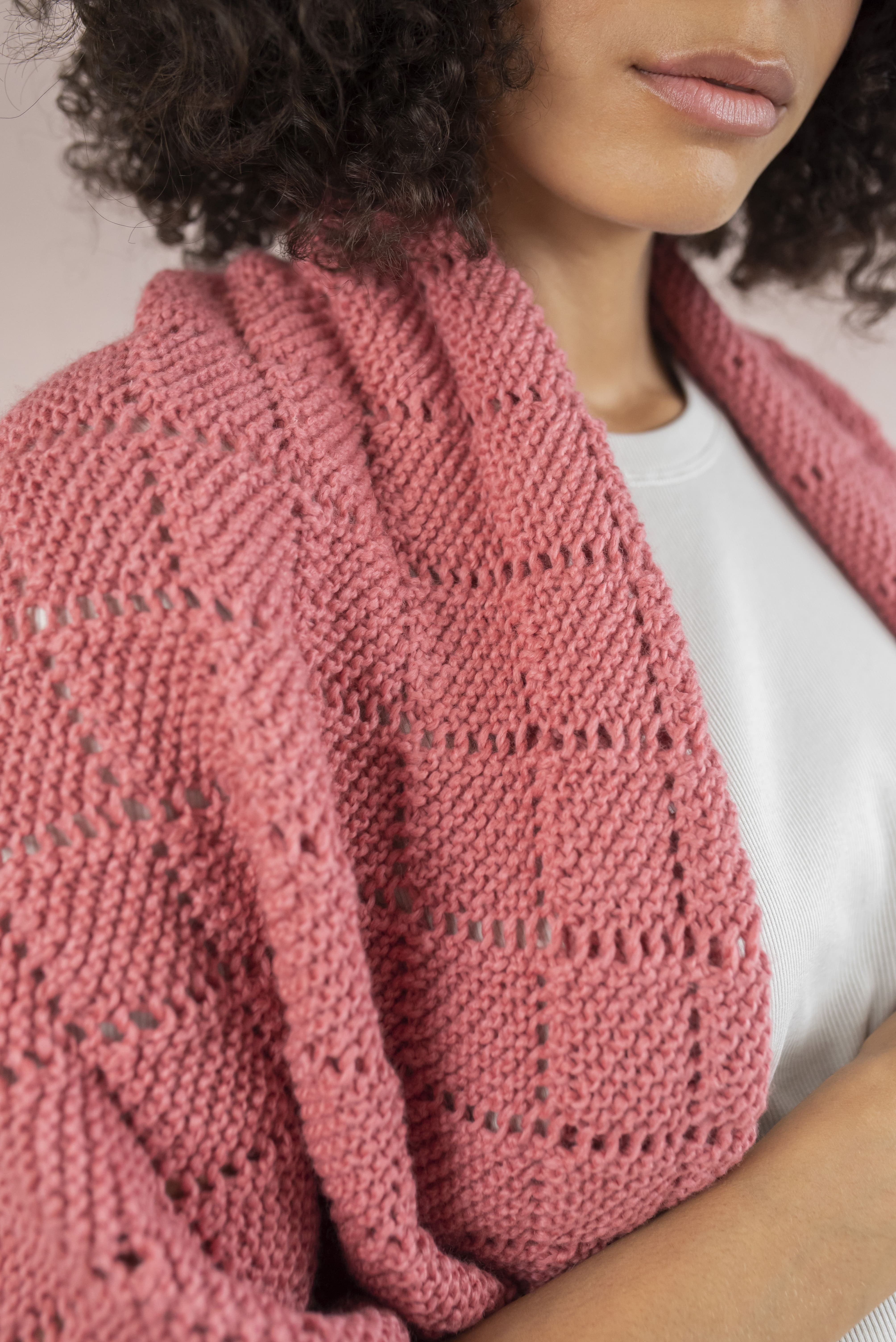 Rowan 02 Rose Wrap Knitting Pattern