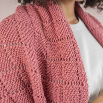 Rowan 02 Rose Wrap Knitting Pattern