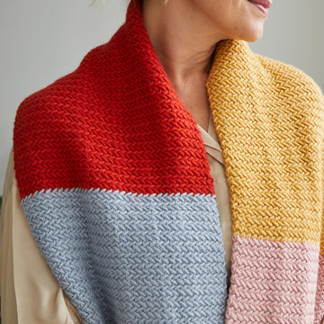 Debbie Bliss Blanket Scarf Knitting Pattern