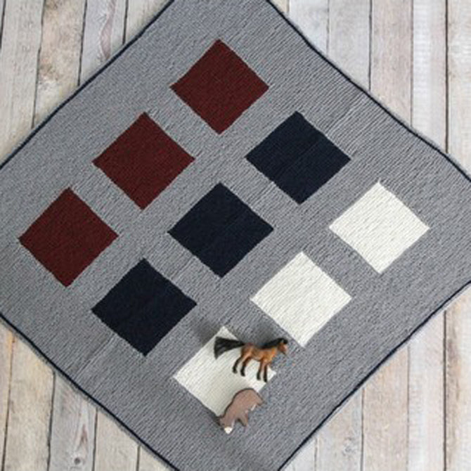 Valley Yarns Honza Baby Blanket Knitting Pattern