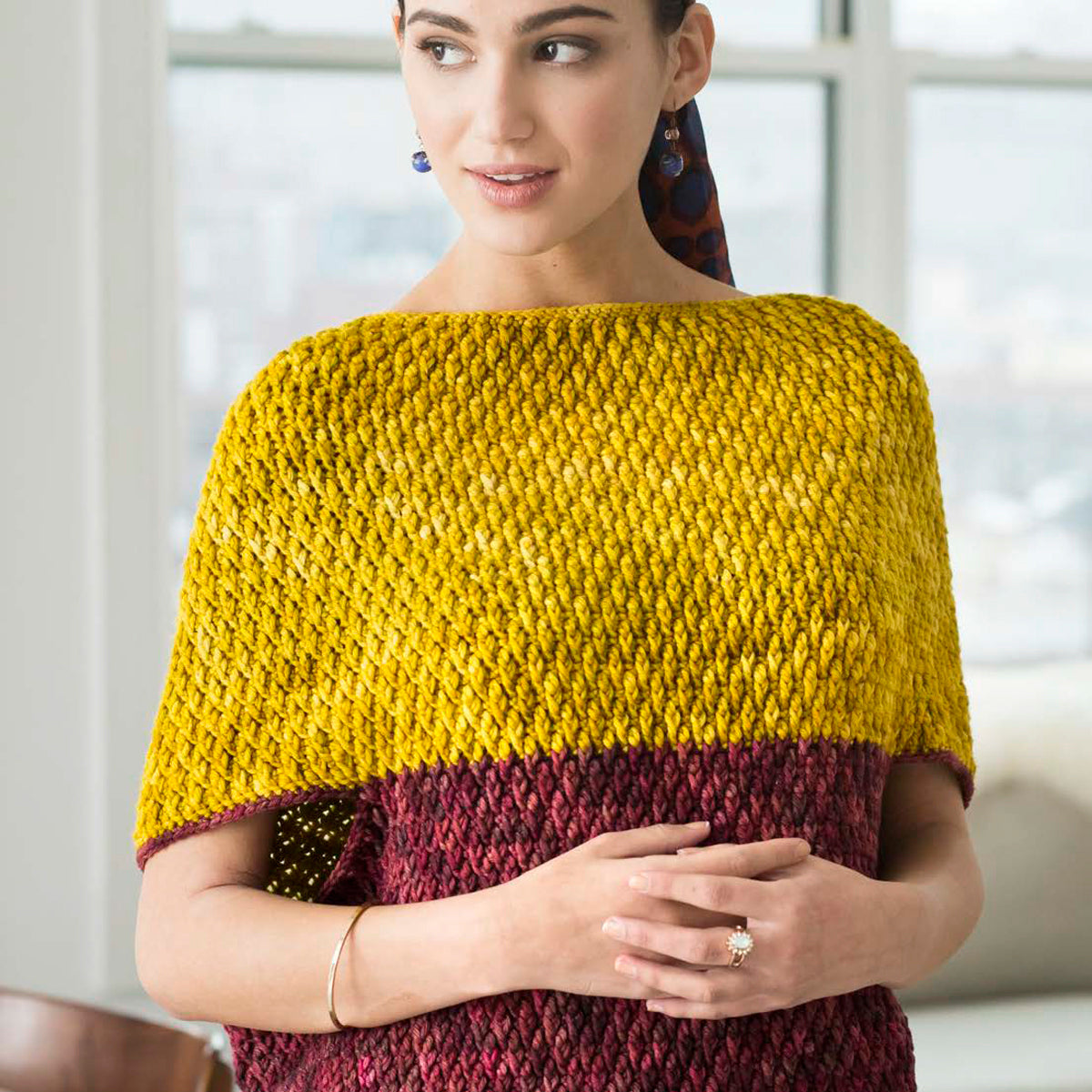 Malabrigo Zinnia Cape Crochet Pattern