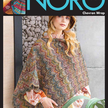 Noro Chevron Wrap Cape Knitting Pattern