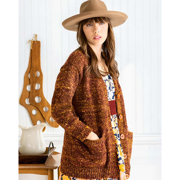 Noro Hazelnut Cardigan Knitting Pattern