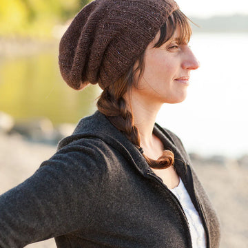 Churchmouse Studio Boyfriend Watch Cap in Rowan Felted Tweed Aran