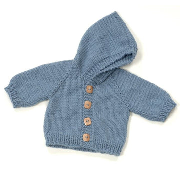 Plymouth Yarn Encore Chunky Top Down Baby Jacket Knitting