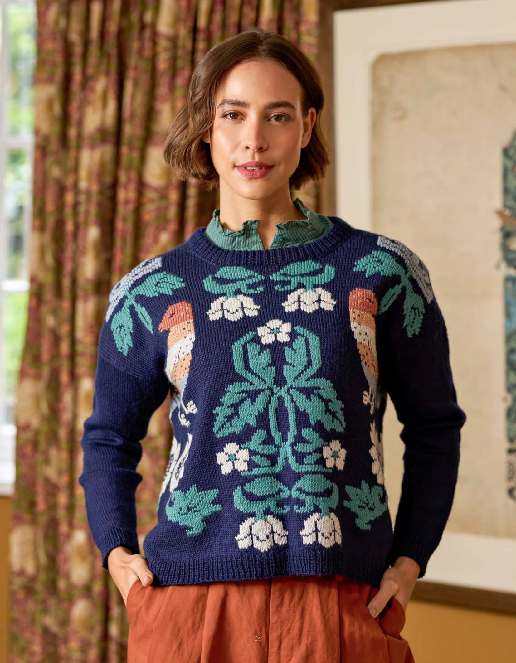 Impressions Four Knitting Patterns in Morris DK by Debbie Bliss & ChloÃƒÂ© Elizabeth Birch