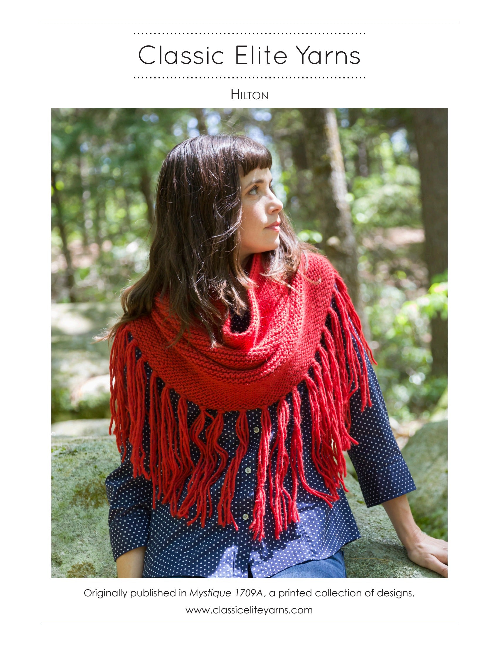 Classic Elite Yarns Hilton Cape Knitting Pattern