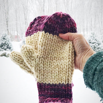 Color Block Mittens