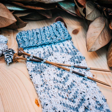 White Spruce Knit Stocking