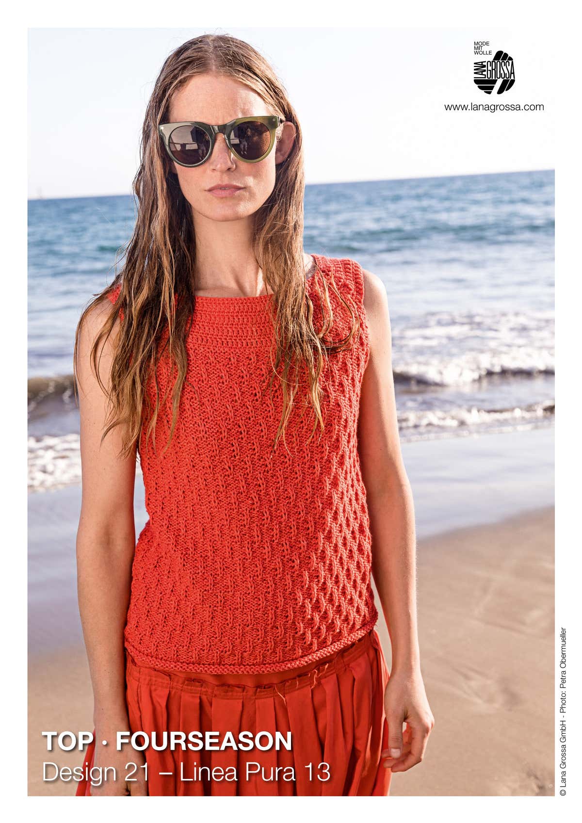 Lana Grossa 21 Top Jumper Crochet Pattern