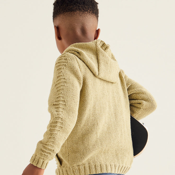 Sirdar Hooded Jacket Cardigan Knitting Pattern