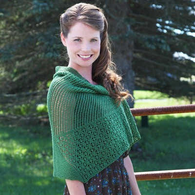 Valley Yarns Greenway Shawl Knitting Pattern