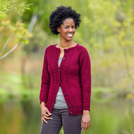 Valley Yarns Fiona Cardigan Knitting Pattern