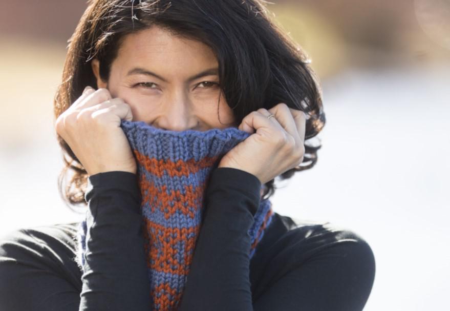 Cascade Yarns Easy Peasy Stranded Cowl Knitting Pattern