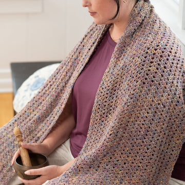 Berroco Rest & Reset Chodron Shawl Crochet Pattern