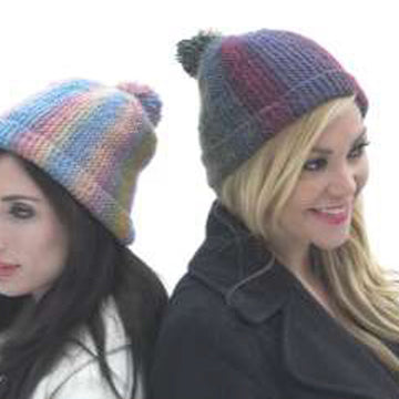 Short Row Hat in Plymouth Gina - F535 - PDF