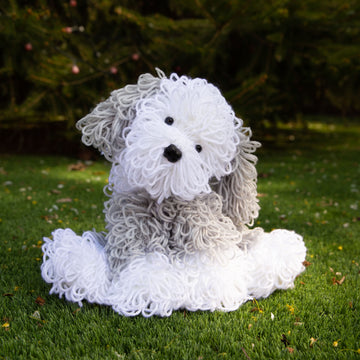 Deramores Old English Sheepdog Toy Knitting Pattern