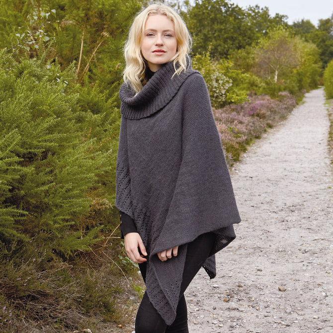 Rowan Cloudberry Cape Knitting Pattern