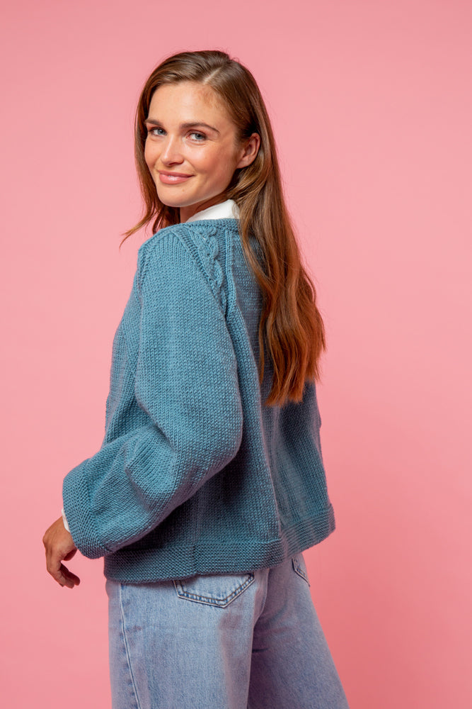 Paintbox Yarns Keepin' it Cozy Cardigan Knitting Pattern
