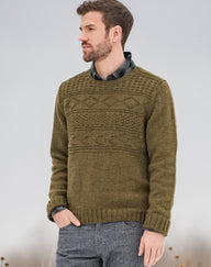 Blue Sky Fibers Pemberton Pullover Jumper Knitting Pattern