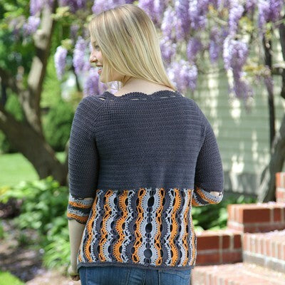 Valley Yarns Alexandrium Cardigan Crochet Pattern