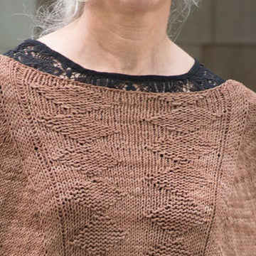 Pend Oreille Poncho Cape Knitting Pattern