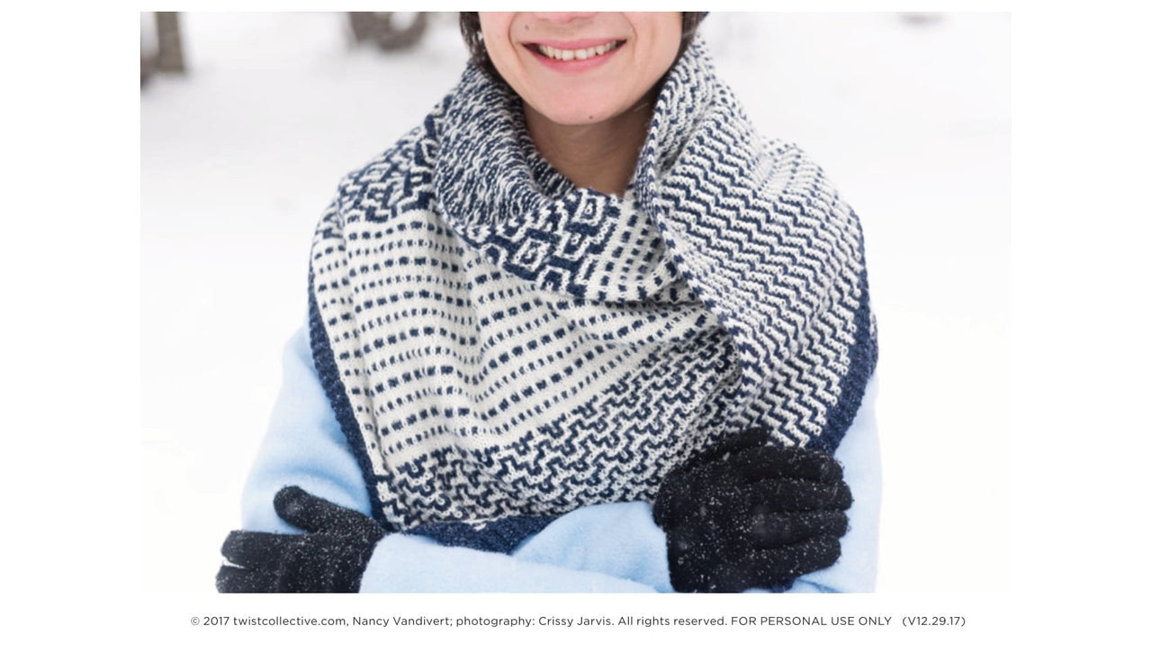 Twist Collective Yojimbo Wrap Knitting Pattern