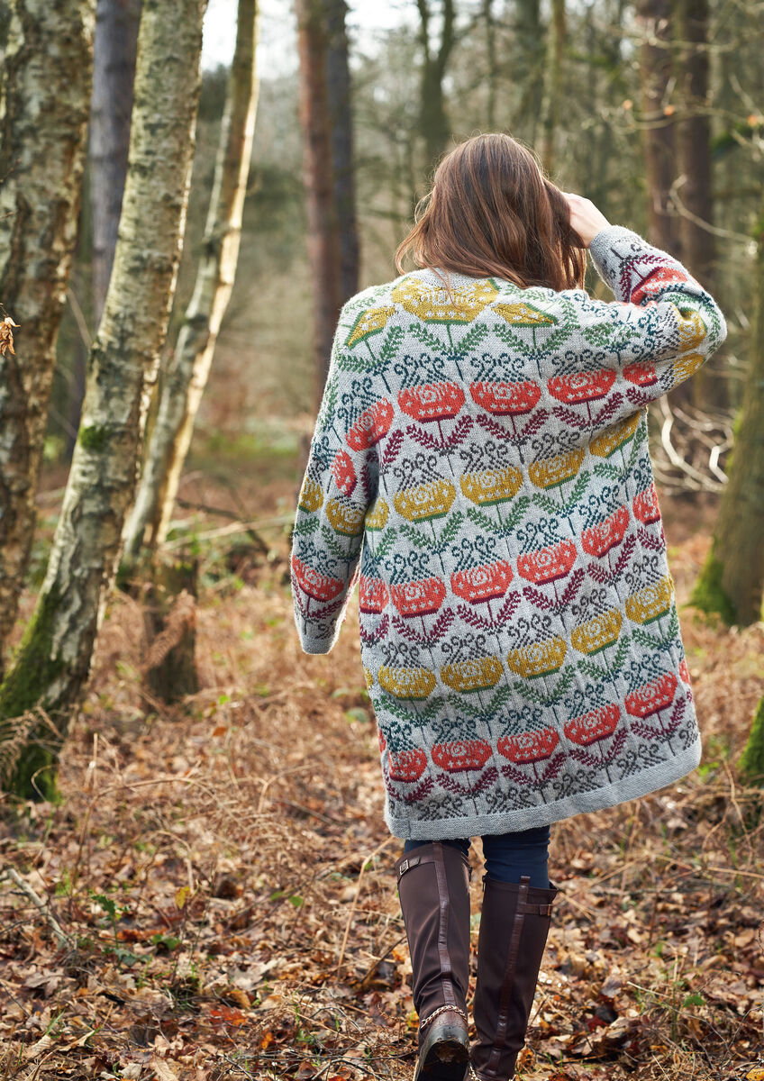 Moonflower Coat Knitting Pattern