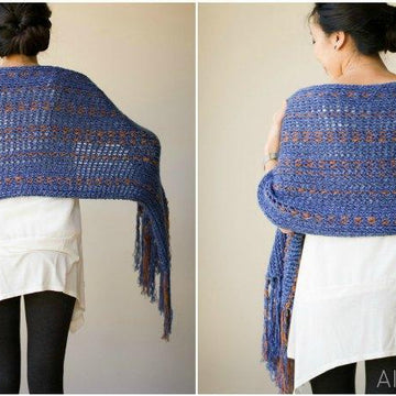 Two-Tone Scarf Wrap