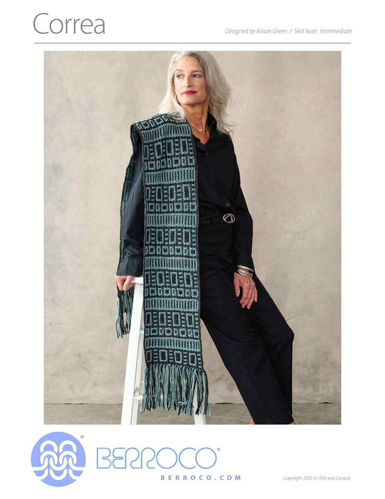 Correa Scarf Crochet Pattern