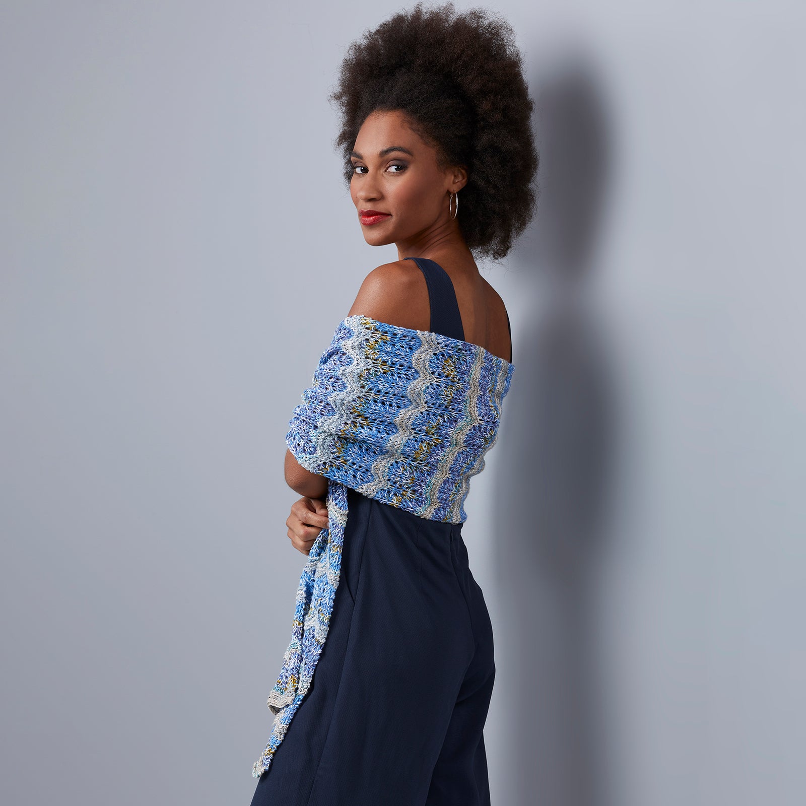 Sesia Naomi Wrap Knitting Pattern
