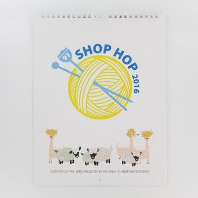Shop Hop Passport 2016 Knitting Pattern