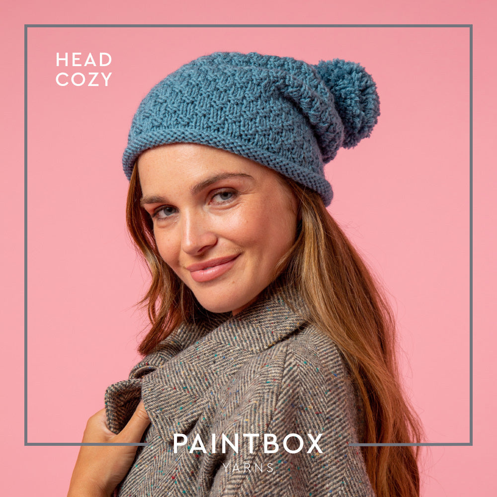 Paintbox Yarns Head Cozy Knitting Pattern