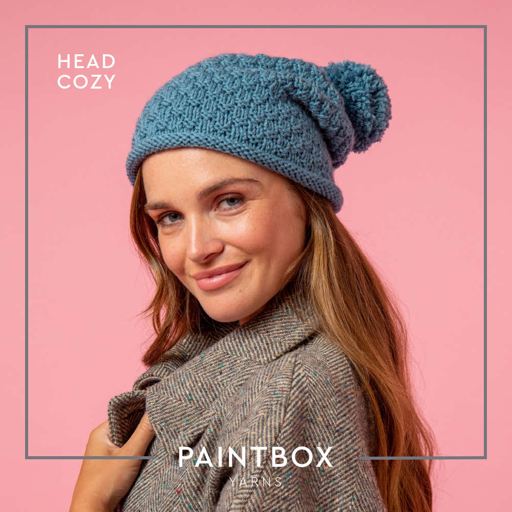 Paintbox Yarns Head Cozy Knitting Pattern