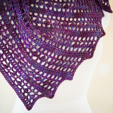 SweetGeorgia Solna Shawl Crochet Pattern