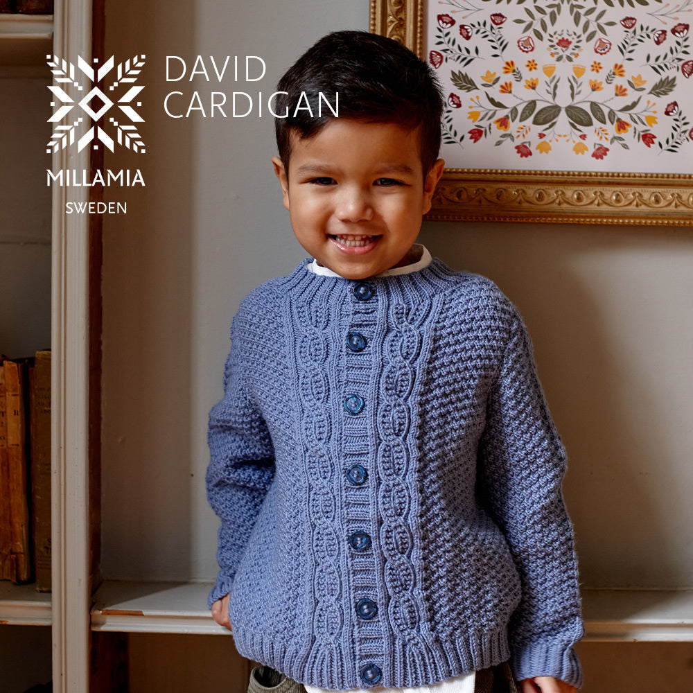 MillaMia David Cardigan Knitting Pattern