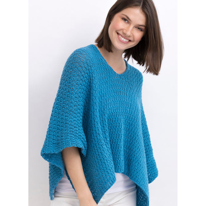 String Valadon Poncho Cape Knitting Pattern