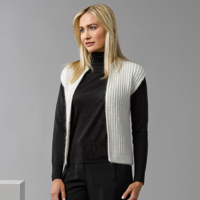 Sesia Myla Vest Waistcoat Knitting Pattern