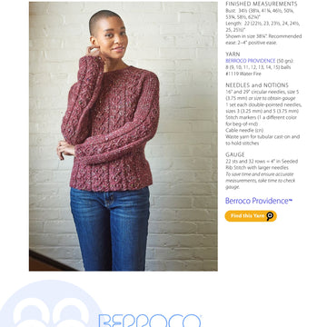 Berroco Chapin Jumper Knitting Pattern