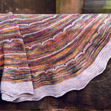 St. Johns Shawl in Malabrigo Arroyo - PDF