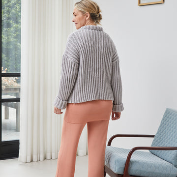 Debbie Bliss Ribbed Waterfall Jacket Knitting Pattern